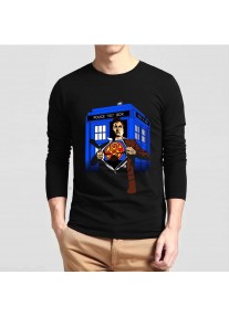 Блуза с дълъг ръкав DOCTOR WHO - POLICE BOX